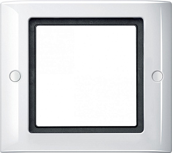 SE Merten Aquadesign Полярно-Бел Рамка 1-ая с винтовым креплением (MTN401119)