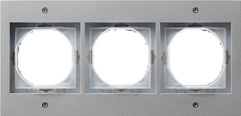 Gira TX-44 Алюминий Рамка 3-ая 021365