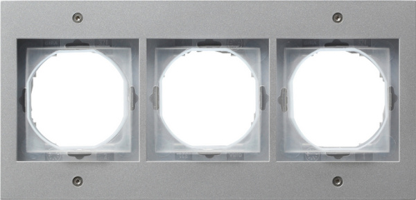 Gira TX-44 Алюминий Рамка 3-ая 021365