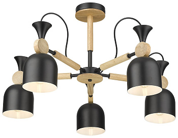 Velante 225-023-05, Светильник потолочный E27,5x40W