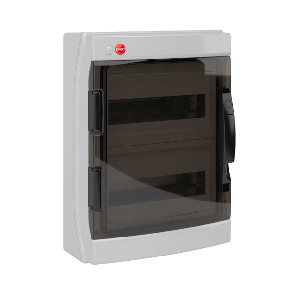 DKC Щиток настен. с дверцей, 24(2х12)  мод., IP 65