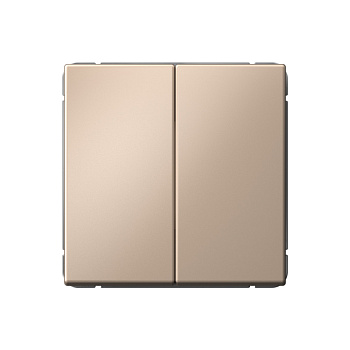 Systeme Electric ArtGallery Песочный Выключатель 2-клавишный кнопочный, сх.2, 10А, механизм