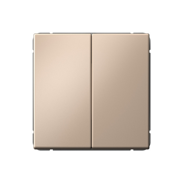 Systeme Electric ArtGallery Песочный Выключатель 2-клавишный кнопочный, сх.2, 10А, механизм