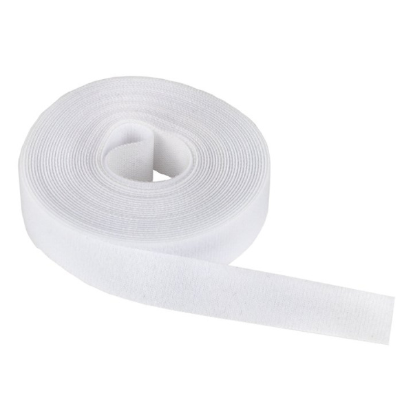 Купить EKF PROxima Хомут-липучка 20 мм (5м ролл) белый