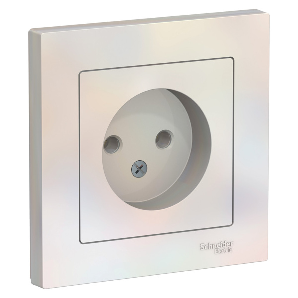 Systeme Electric AtlasDesign Жемчуг Розетка б/з, 16А, в сборе