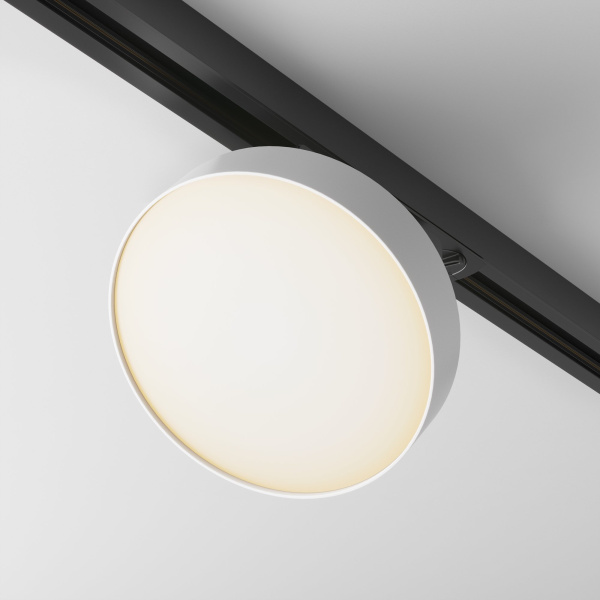 Maytoni Трековый светильник Черно-белый Zon TR043-1-12W3K-W