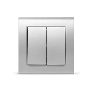 UNIVersal "Бриллиант" Выключатель Серебро 2 кл. 7949650