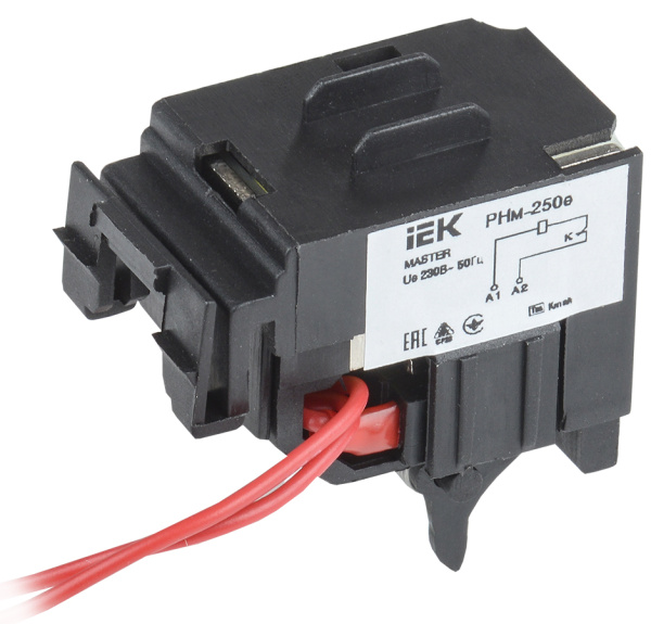 IEK KARAT MASTER Расцепитель независимый РНм-250е (РНм-35) 220В с электронным расцепителем