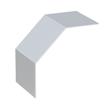 EKF PROxima Крышка на угол 90 градусов вертикальный внешний лестничный усиленная 100x500 мм (2 мм)