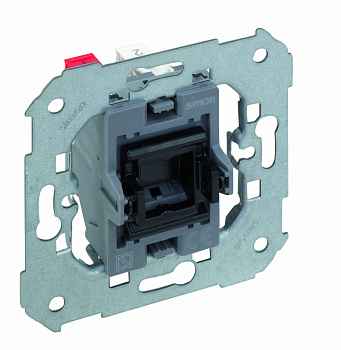 Simon 77 Мех Выключатель кнопочный, экспресс монтаж, 10А 250V 7700150-039