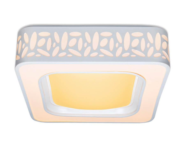 Ambrella Потолочный светодиодный светильник с пультом F214 WH 144W 565*565*100 (ПДУ РАДИО 2.4) F214 WH 144W D565