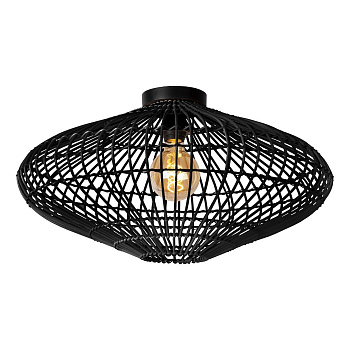 Lucide MAGALI Светильник потолочный Ø 56 cm 1xE27 Black 03135/56/30