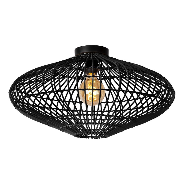 Lucide MAGALI Светильник потолочный Ø 56 cm 1xE27 Black 03135/56/30