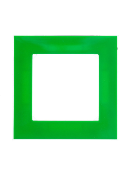 Купить ABB EPJ Levit зелёный / дымчатый чёрный Рамка 1 пост 2CHH015010A6067