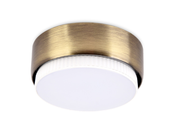 Купить Ambrella Накладной точечный светильник G102 SB бронза GX53 D82*25