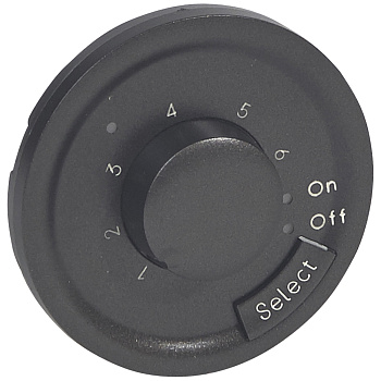 Legrand Celiane2 Графит Лицевая панель термостата для теплого пола 067405 067989