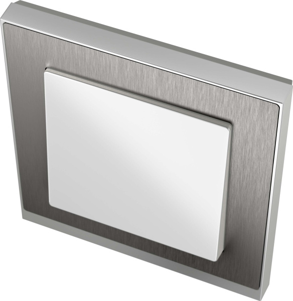 Купить SE Merten SM M-Pure Decor Нерж.сталь/Алюминий Рамка 1-ая MTN4010-3646