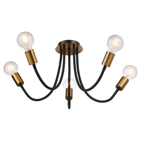 Lussole Комплект GRLSP-8342 (Светильник LSP-8342, Лампа светодиодная E27 5 шт.)