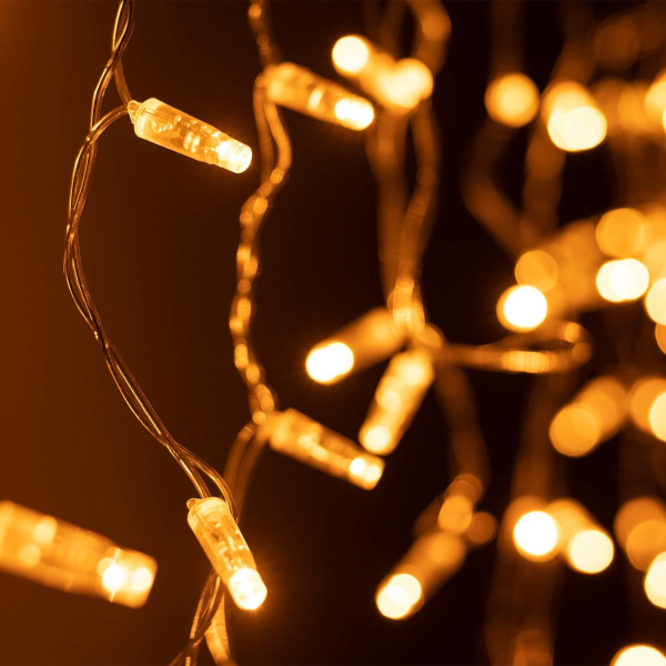 Arlight Светодиодная гирлянда ARD-EDGE-CLASSIC-2400x600-CLEAR-88LED-STD Yellow (230V, 6W) (Ardecoled, IP65) 031183