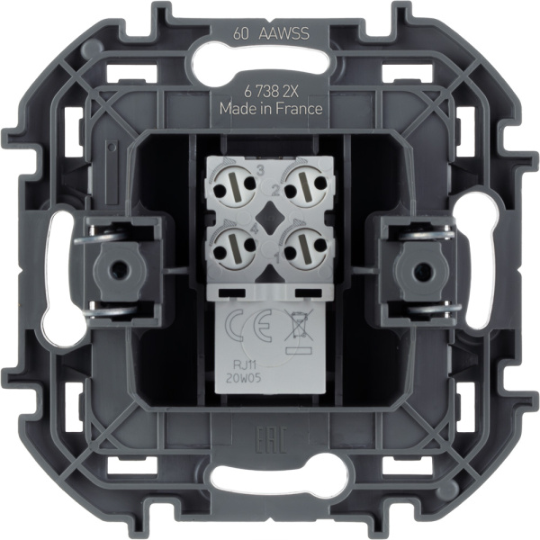 Купить Legrand INSPIRIA Белый Телефонная розетка RJ11 673820