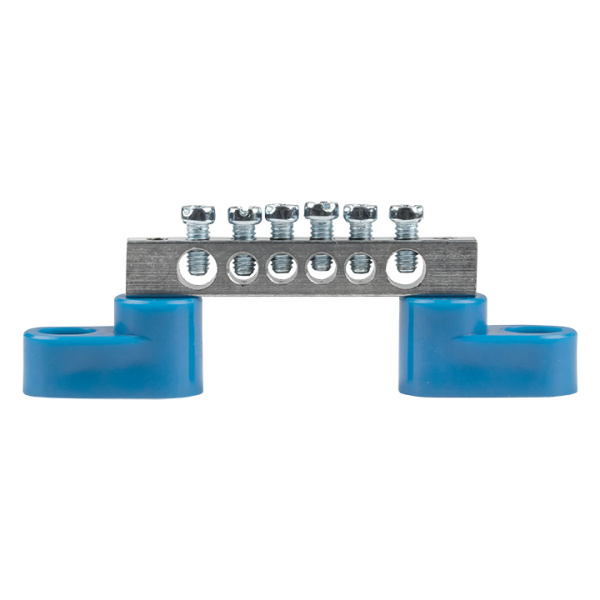 Купить EKF PROxima Шина "0" N (6x9мм) 6 отв. цинк 2 синих угловых изолятора