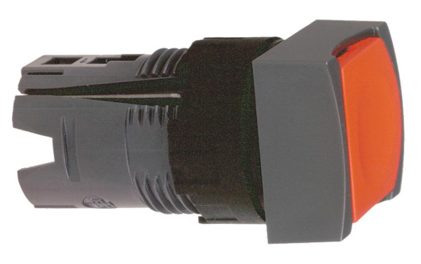 Купить SE Кнопка квадратная плоская красная ZB6CA4