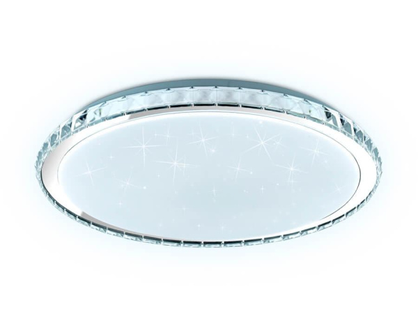 Ambrella Светодиодный светильник c подсветкой RGB FF501 CH хром 60W 3000-6400K D400*70 (ПДУ ИК) Купить Ambrella Светодиодный светильник c подсветкой RGB FF501 CH хром 60W 3000-6400K D400*70 (ПДУ ИК)