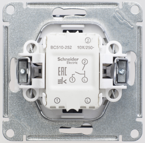 Купить SE Wessen 59 Черный бархат Выключатель 2-клавишный 10АХ VS510-252-6-86