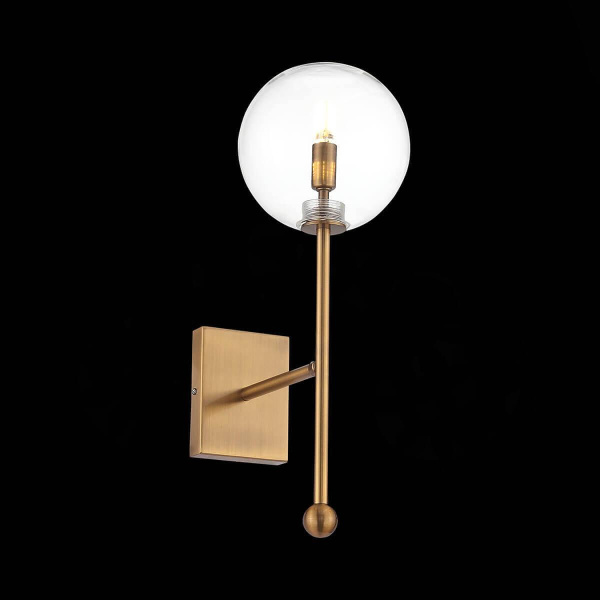 Купить ST Luce SL1205.301.01 Светильник настенный Латунь/Прозрачный G9 1*40W