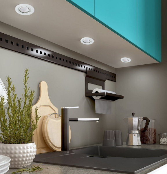 Купить Eglo Светодиодный встраиваемый светильник PENETO, 1x5W (GU10), Ø87, сталь, белый, теплый 94239