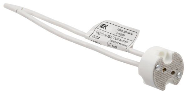 IEK Патрон подвесной GU5.3 со шнуром керамика