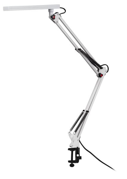 ЭРА Настольный светильник ЭРА NLED-507-8W-W светодиодный на струбцине белый