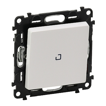Legrand Valena LIFE DIY Бел Выключатель 1-клавишный с подсветкой 10А 250В 752410