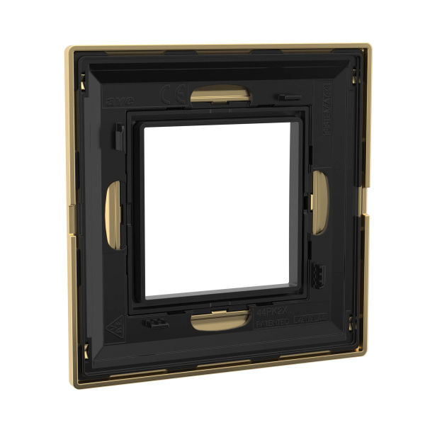 Купить DKC Рамка из металла, "Avanti", золотая, 1 пост (2 мод.)