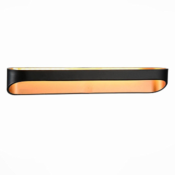 ST LUCE SL582.401.01 Светильник настенный  Черный, Золото/Черный, Золото LED 1*12W