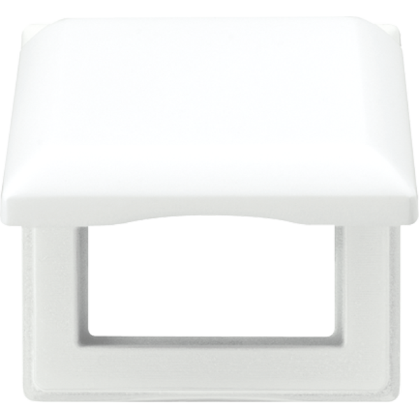 JUNG Откидная крышка 80,5 x 80,5 мм противоударная белая AS581BFKLWW