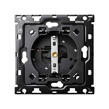 Simon 100 Кит 1 пост механизм 1 розетка Schuko + суппорт 10010105-039
