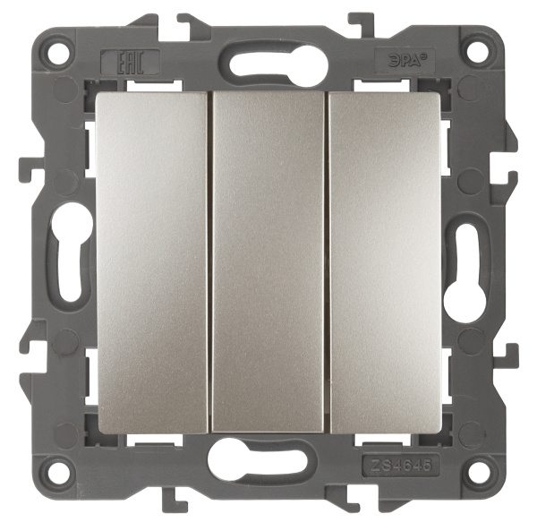 ЭРА 14-1107-04 Elegance Шампань Выключатель 3-кл
