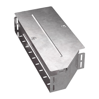 Промрукав Переходник левый с крышкой Стандарт 500х400х100 PR16.0699