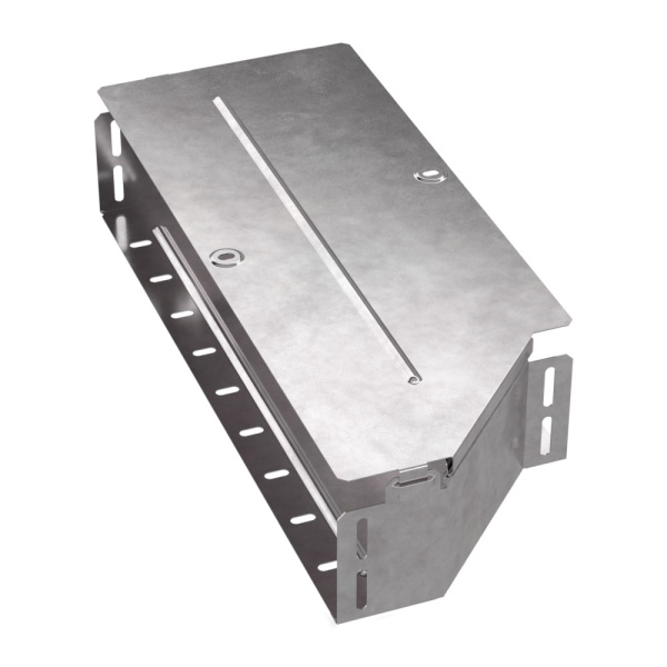 Промрукав Переходник левый с крышкой Стандарт 500х400х100 PR16.0699