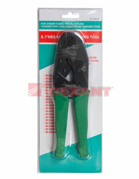 Купить Кримпер для обжима F и BNC Разъемов RG-59, RG-58, RG-62 (ht-301 A) Rexant 12-3212