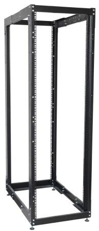IEK LINEA F ITK 19" двухрамная стойка, 37U, 600x800 мм, чёрная LF05-37U68-2R