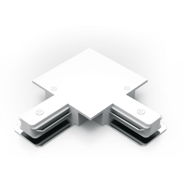 Купить Gauss Коннектор для встраиваемых трековых шинопроводов угловой (L) белый TR134