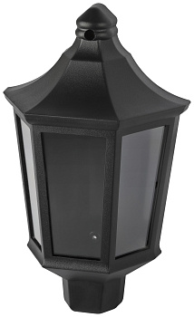 ЭРА Садово-парковый светильник НБУ 06-60-003 Ника 60Вт черный прозрачный