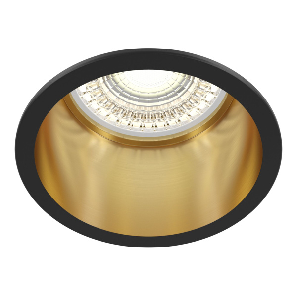 Maytoni Downlight Reif Черный с Золотом Встраиваемый светильник DL049-01GB Купить Maytoni Downlight Reif Черный с Золотом Встраиваемый светильник DL049-01GB