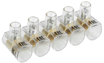 IEK Зажим винтовой  концевой изолированный КЗВИ 10 мм2 (5x1)