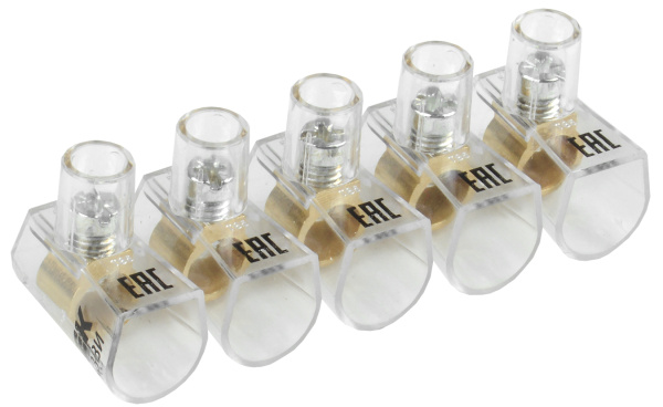 IEK Зажим винтовой  концевой изолированный КЗВИ 10 мм2 (5x1)