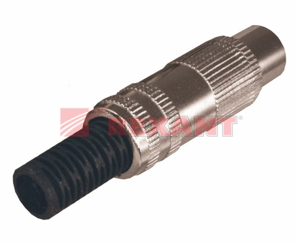 Купить Разъем штекер TV никель без пайки Rexant 05-2012