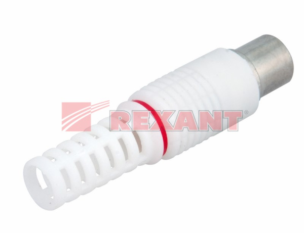 Купить Разъем штекер TV без пайки Белый Rexant 05-2041