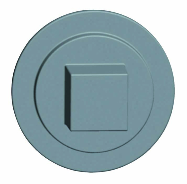 SE Плоская накл.+ квадратный профиль 8 мм NSYSFLOCKS8